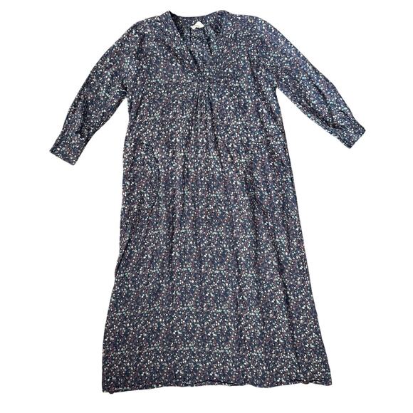 Mirth Palm Springs Caftan in Blue Florals Size Small - Picture 5 of 13